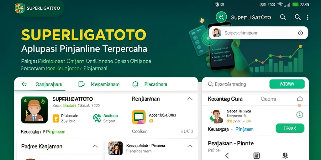 Antarmuka pengguna SUPERLIGATOTO yang simpel dan efektif.